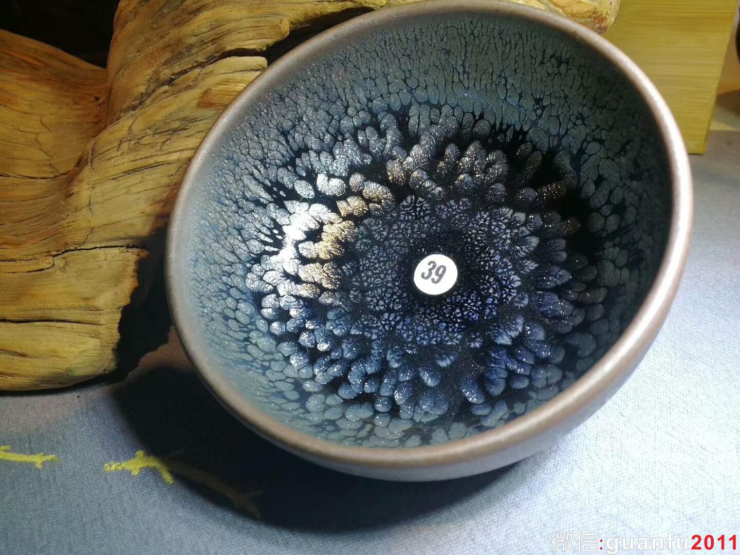 闕梅嬌手工禪定油滴：口徑9.5*5