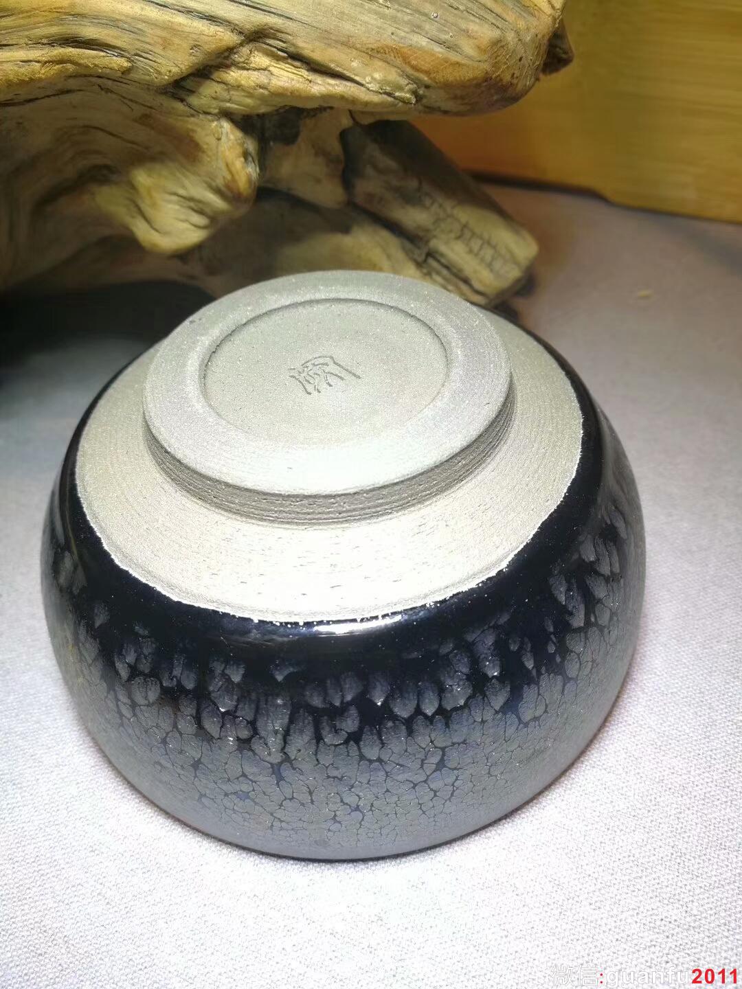 闕梅嬌手工禪定油滴：口徑9.5*5