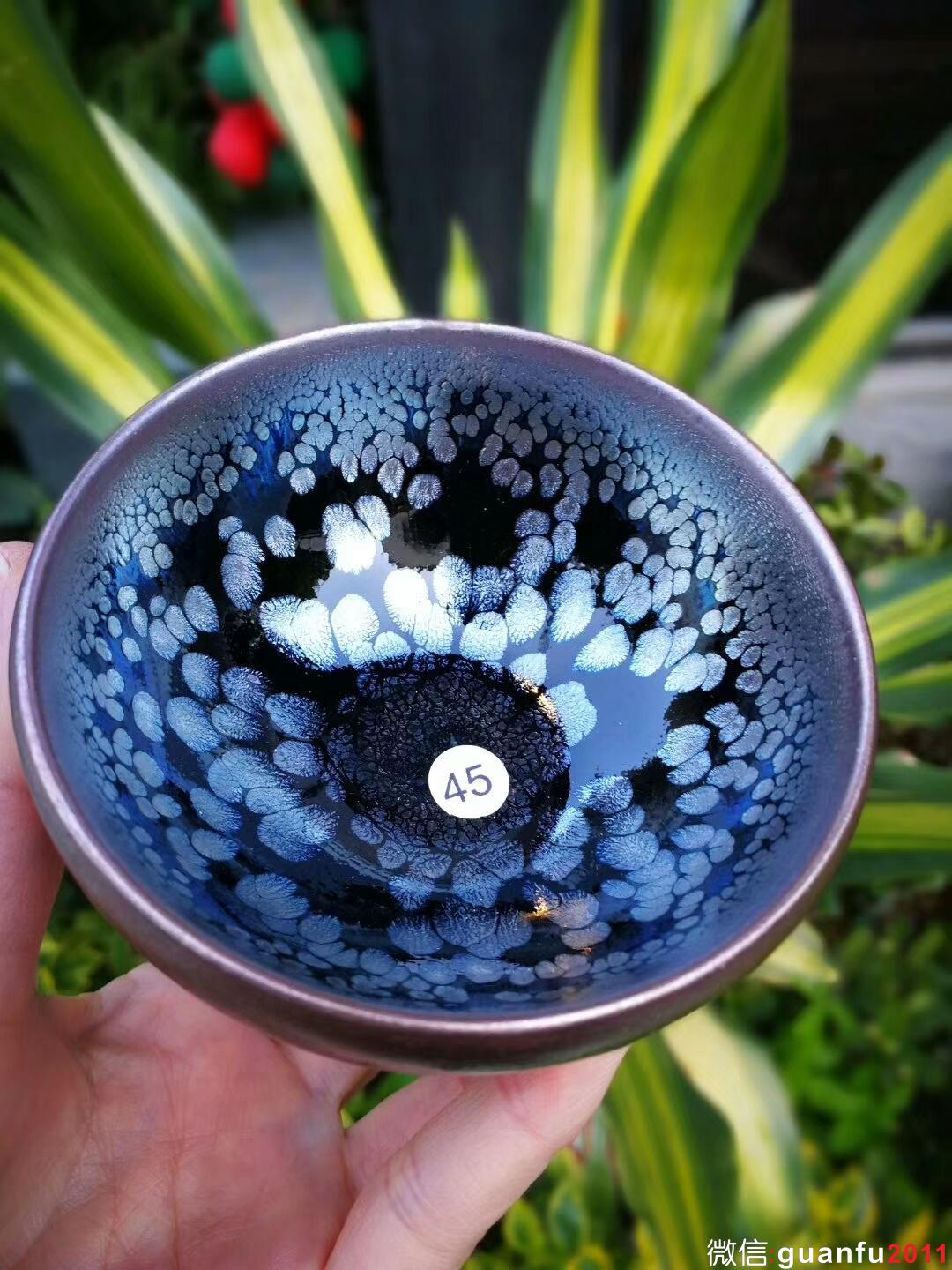 李盞柜“牡丹花”：口徑8.5*4.8