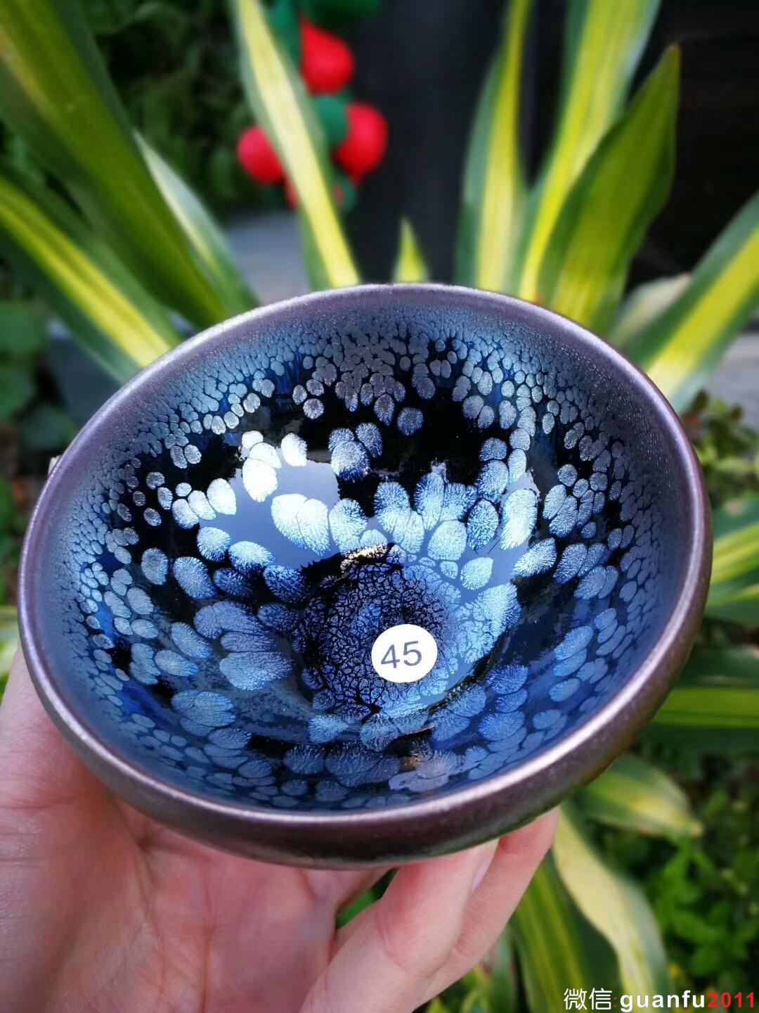 李盞柜“牡丹花”：口徑8.5*4.8