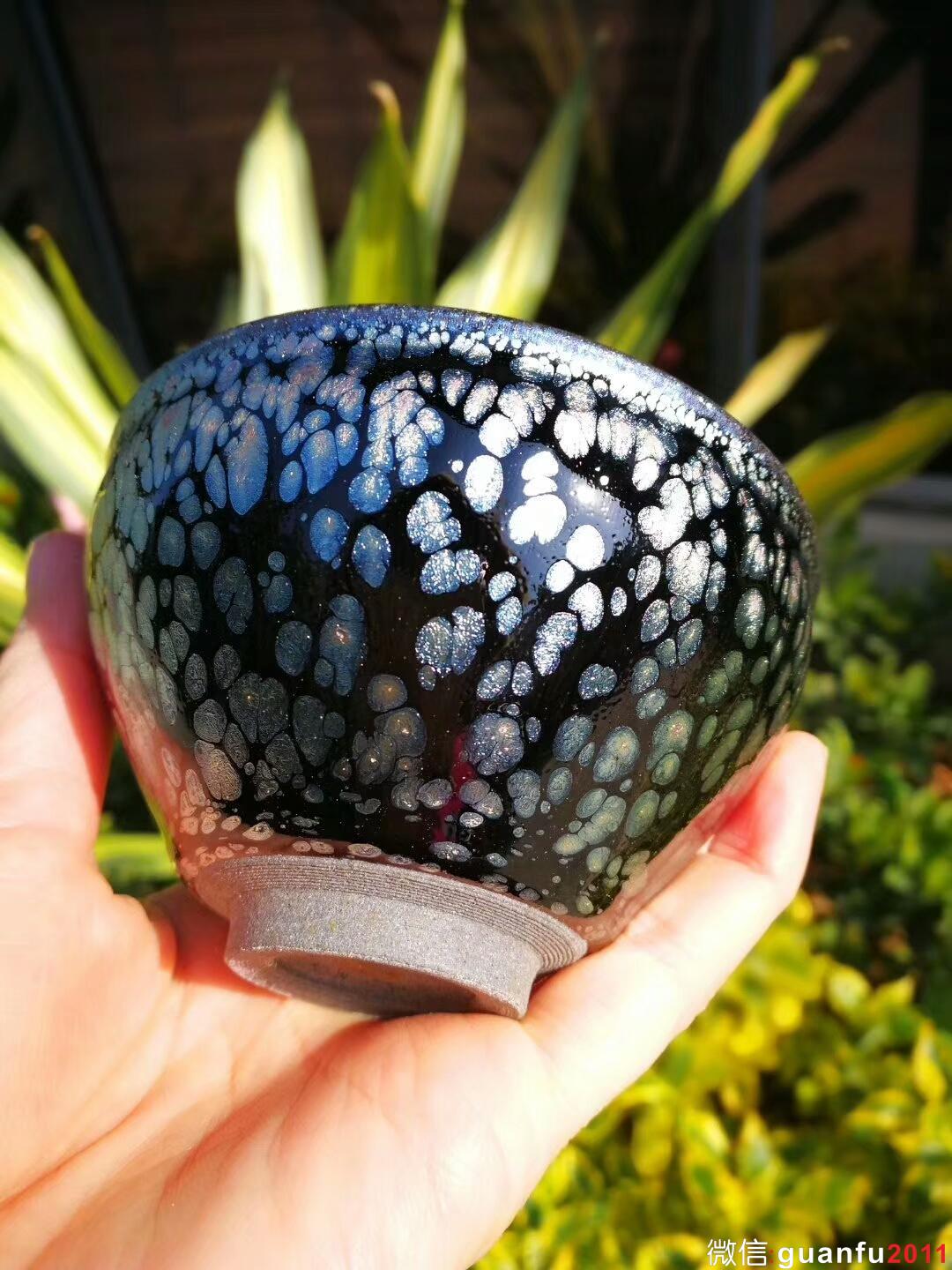 李佐文 油滴盞：口徑9*5