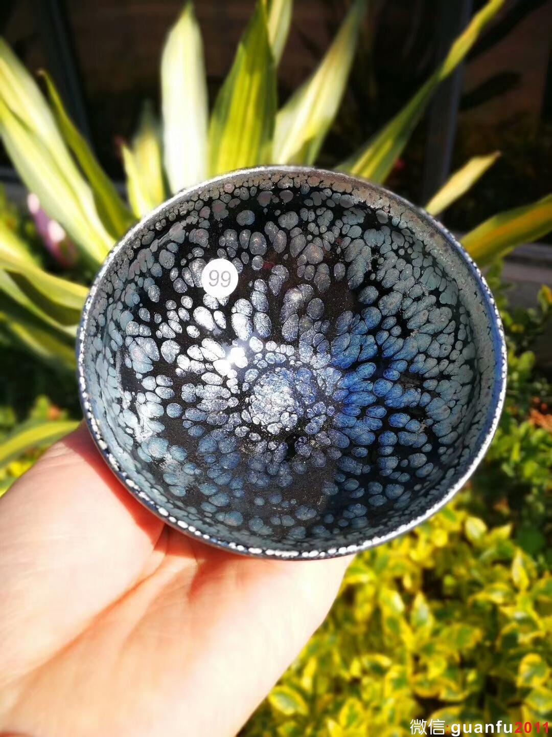 李佐文 油滴盞：口徑9*5