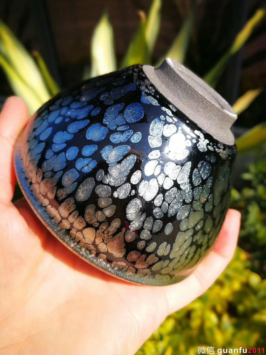 李佐文 油滴盞：口徑9*5