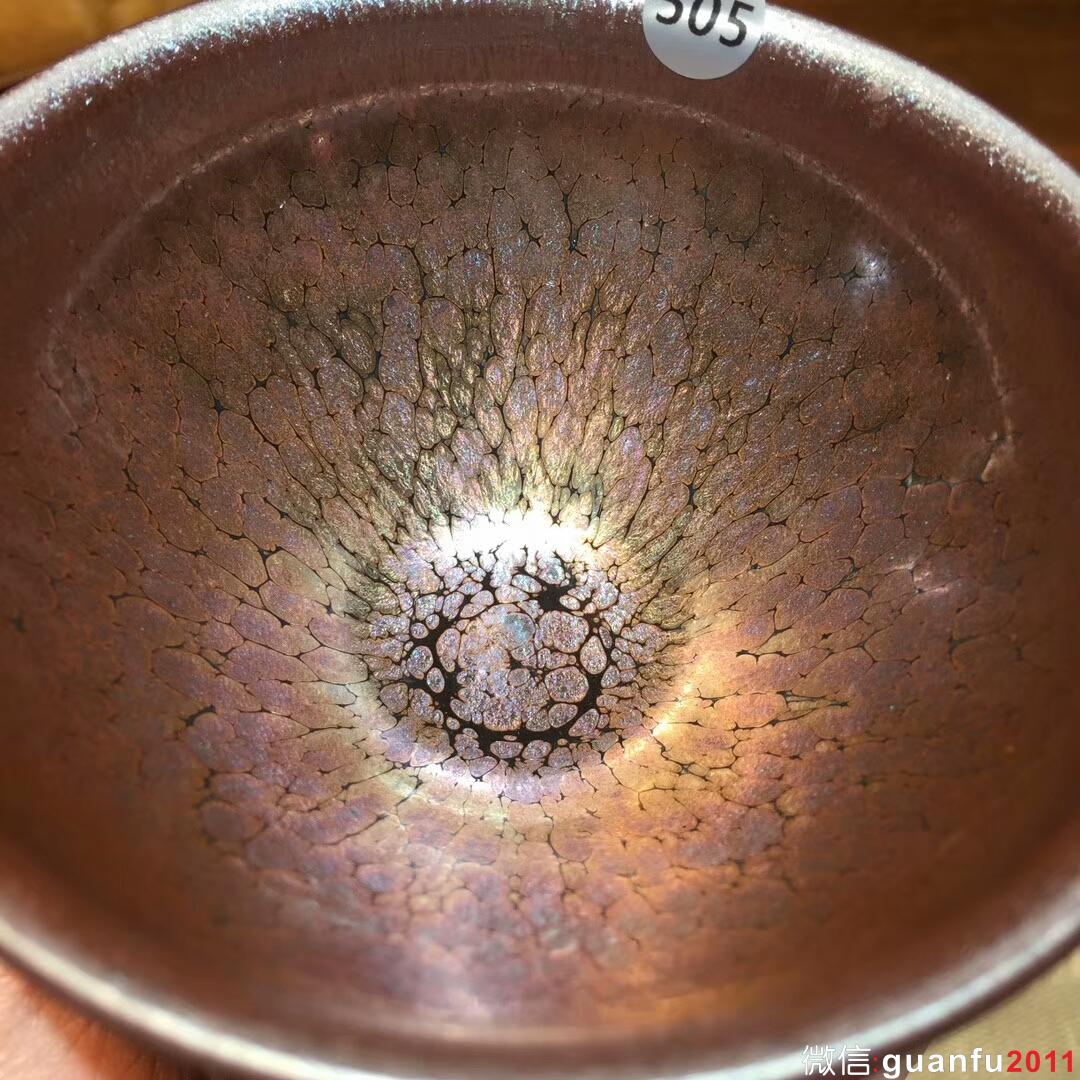 俞利民 紅顏 彩金盞：口徑9*5.3