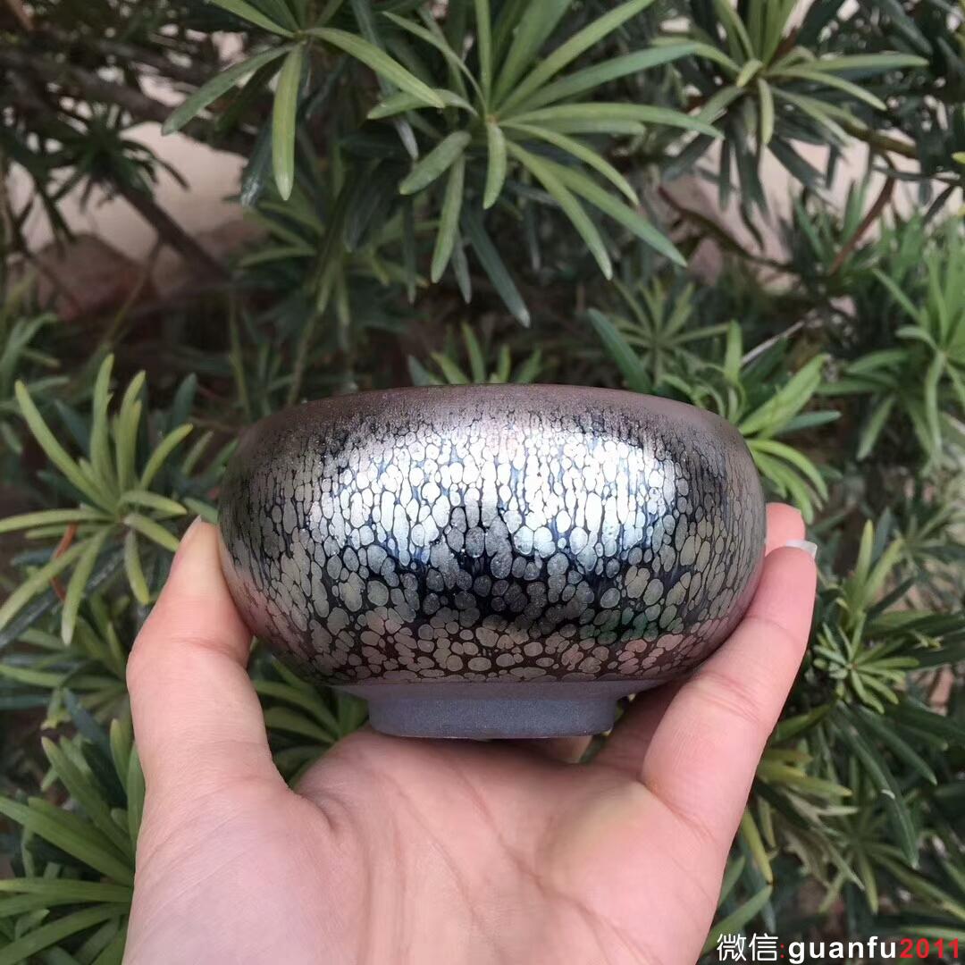 范奇明老師 油滴禪定杯：口徑8.8*5 全手工制作