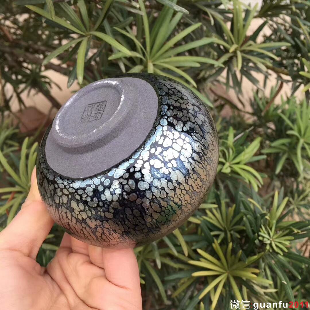 范奇明老師 油滴禪定杯：口徑8.8*5 全手工制作