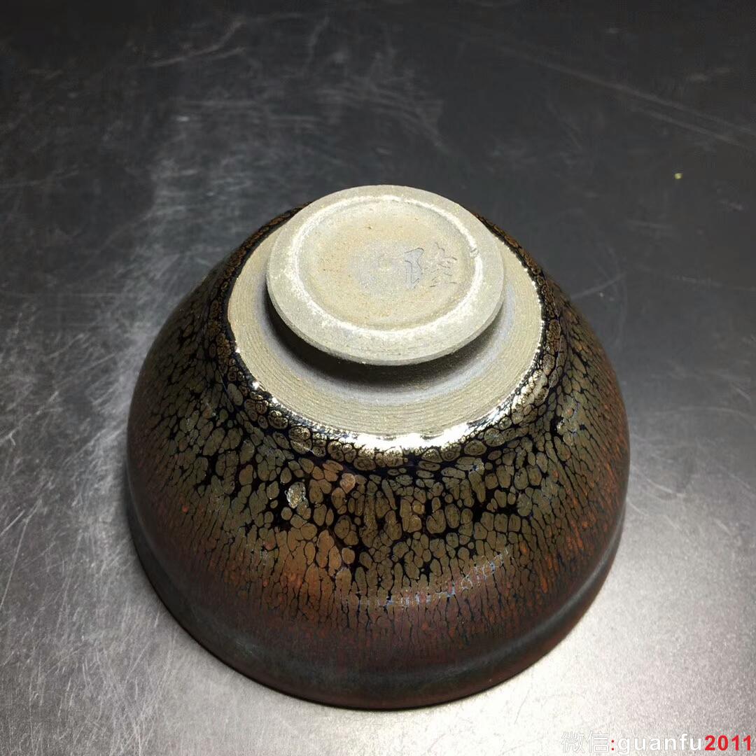 陳隆師傅 紫金盞：口徑9.2*5.3