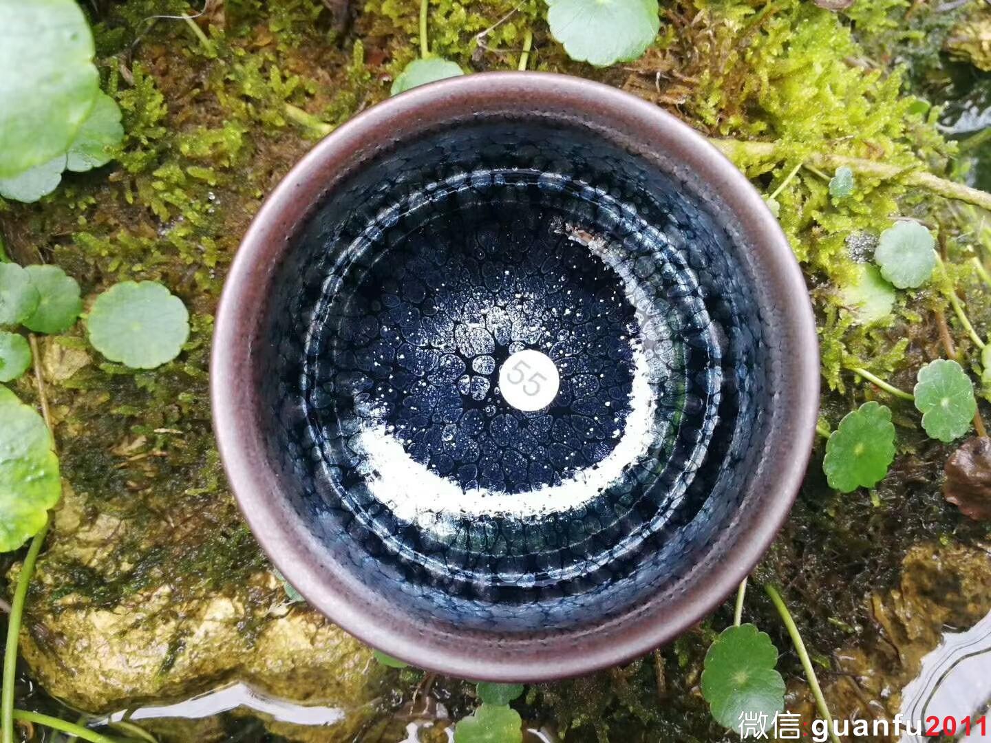 闕梅嬌 禪定油滴：口徑7.7*4.5