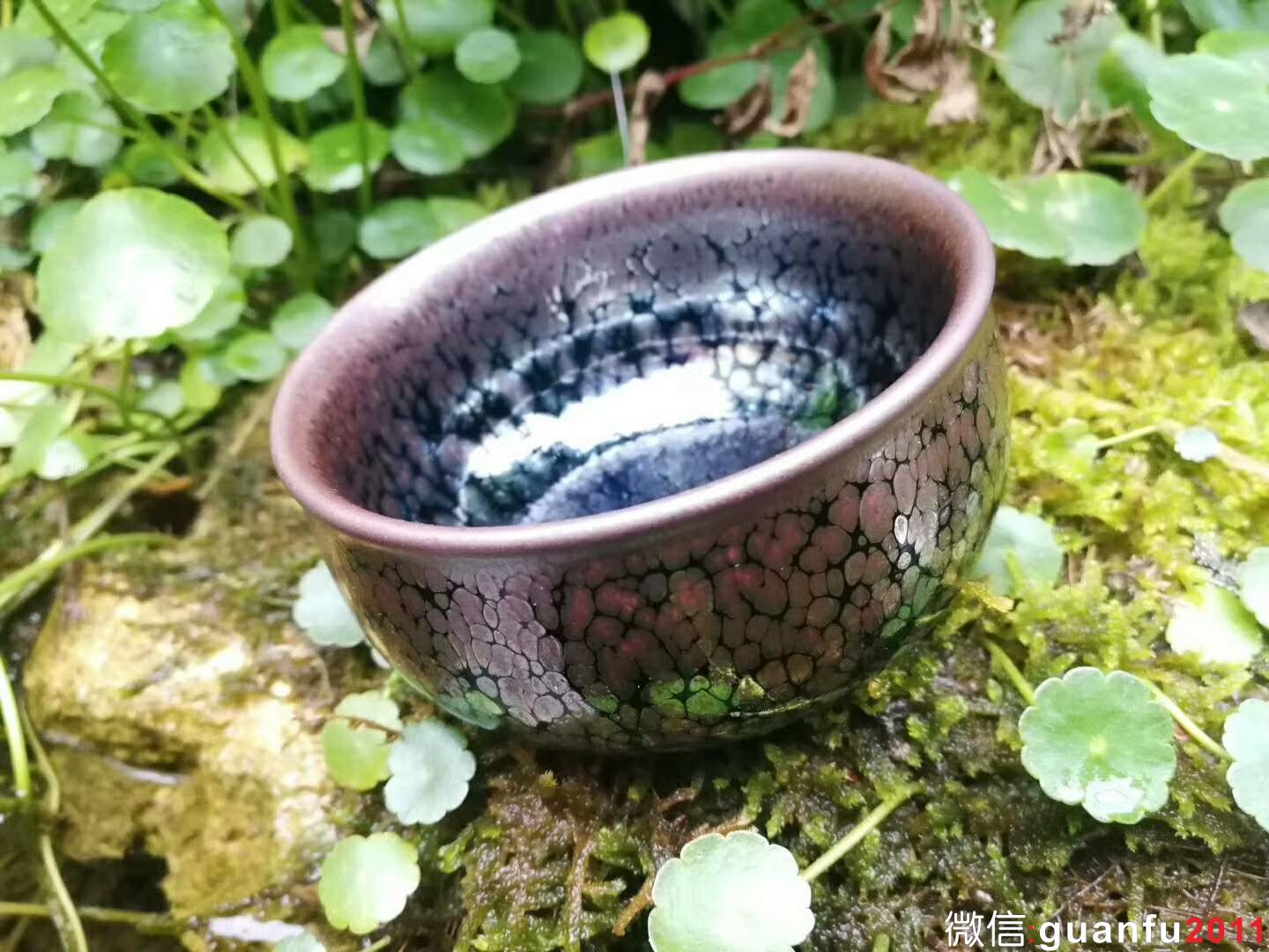 闕梅嬌 禪定油滴：口徑7.7*4.5