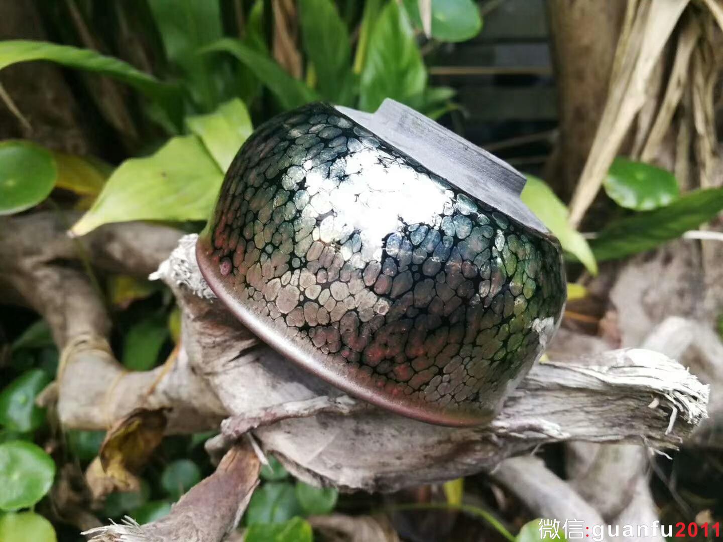 闕梅嬌 禪定油滴：口徑7.7*4.5