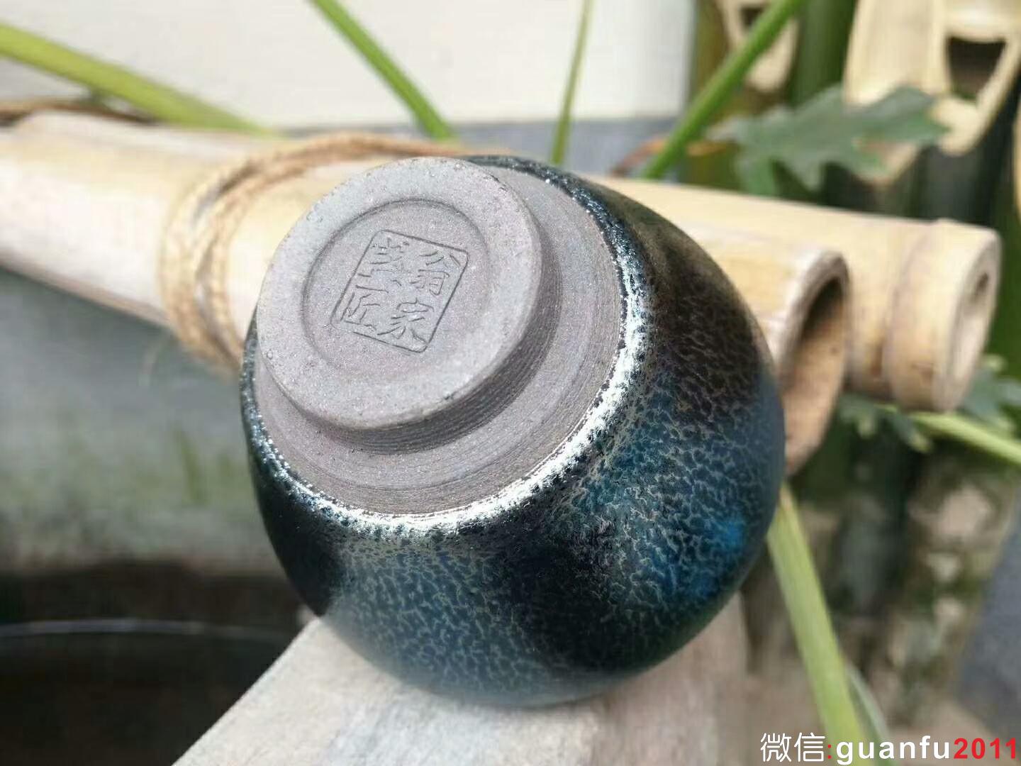 翁書杰 藍(lán)麒麟：口徑6.7*5.2