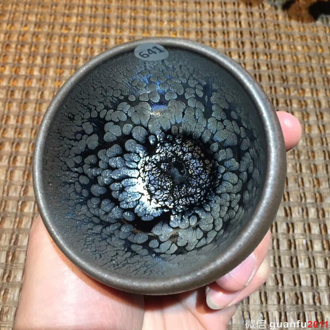 闕梅嬌老師 鷓鴣斑聞香杯：口徑6.5*6