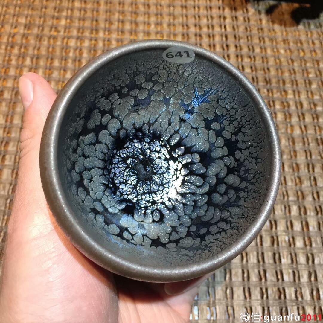 闕梅嬌老師 鷓鴣斑聞香杯：口徑6.5*6