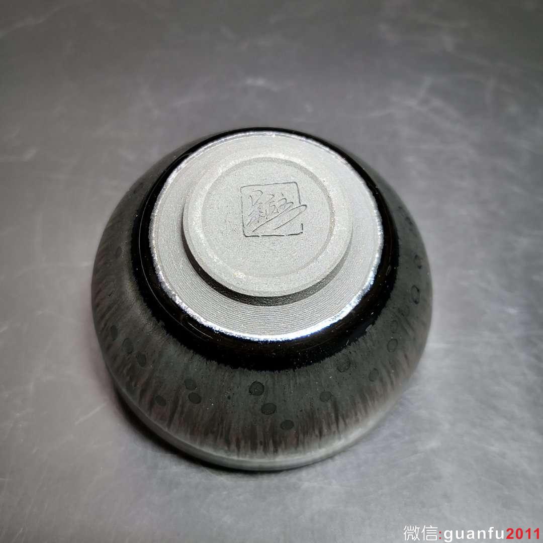 吳立主師傅 曜變油滴：口徑8*4.8