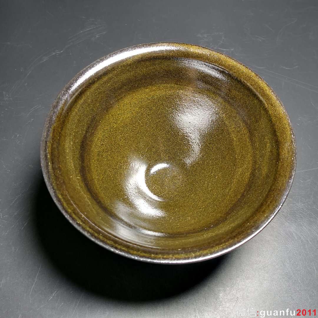 危敏捷 柴燒茶沫釉 束口盞：口徑13.5*7.8