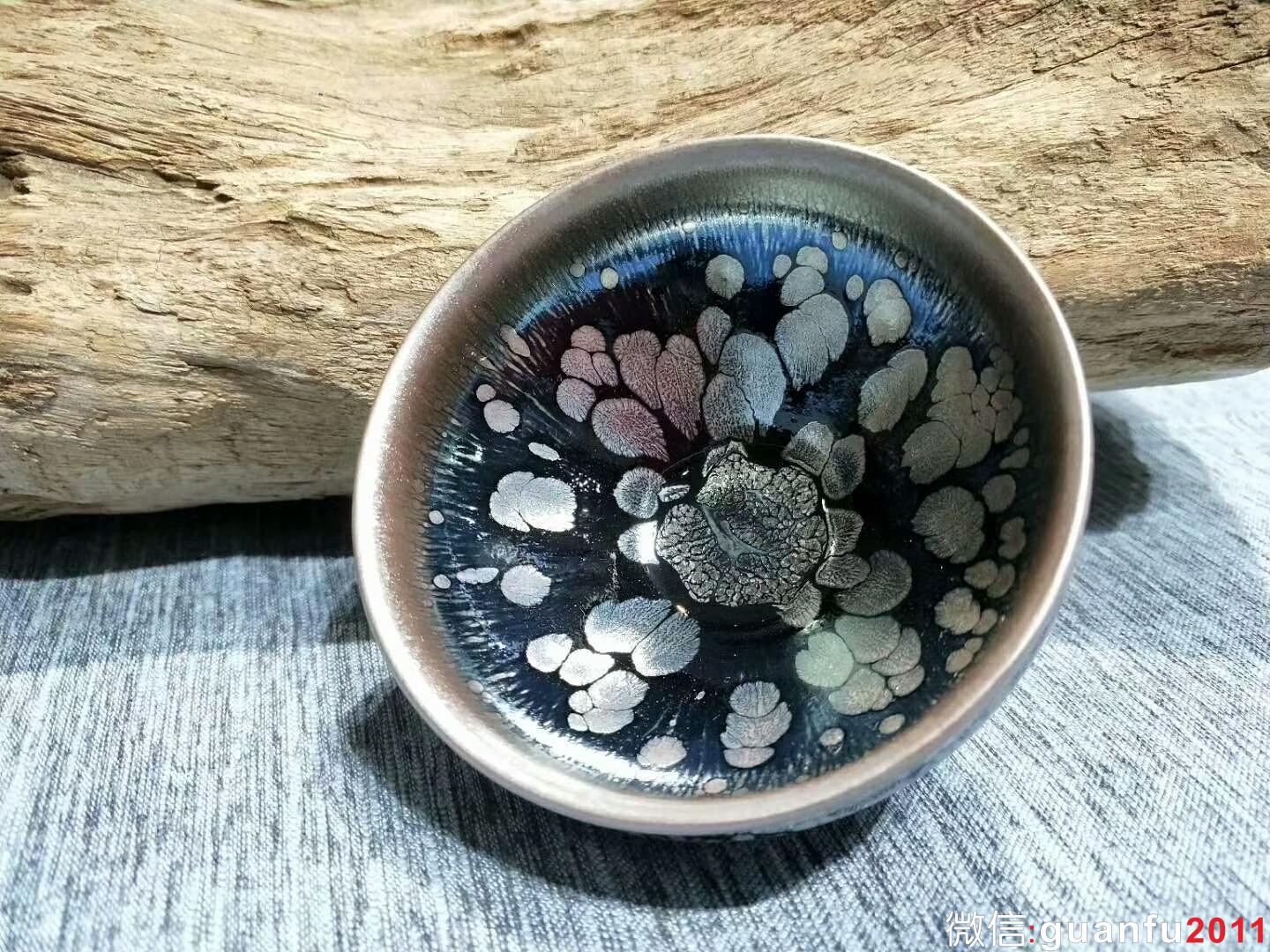 李盞柜“牡丹花”：口徑8.8*5.5