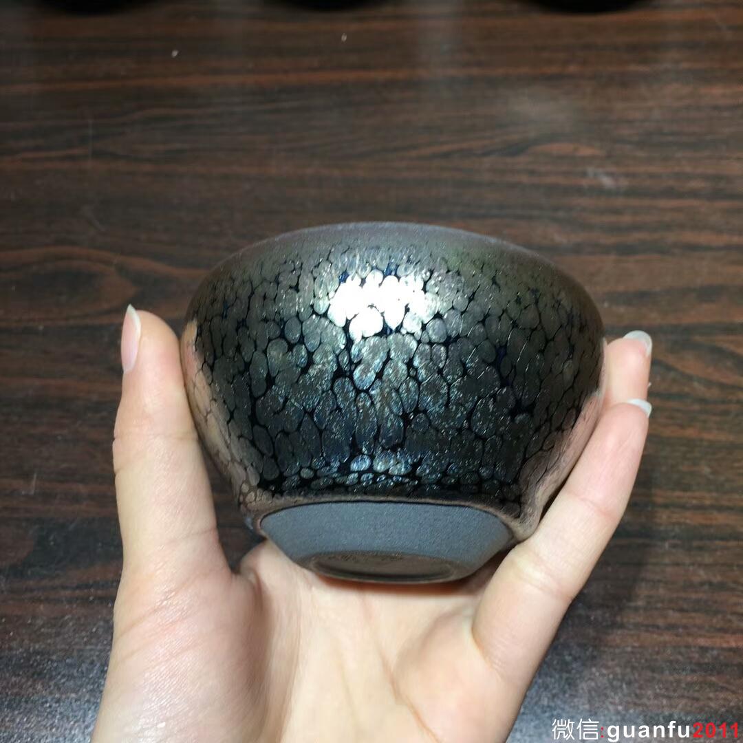 范奇明老師 油滴禪意杯：口徑8.5*5.3