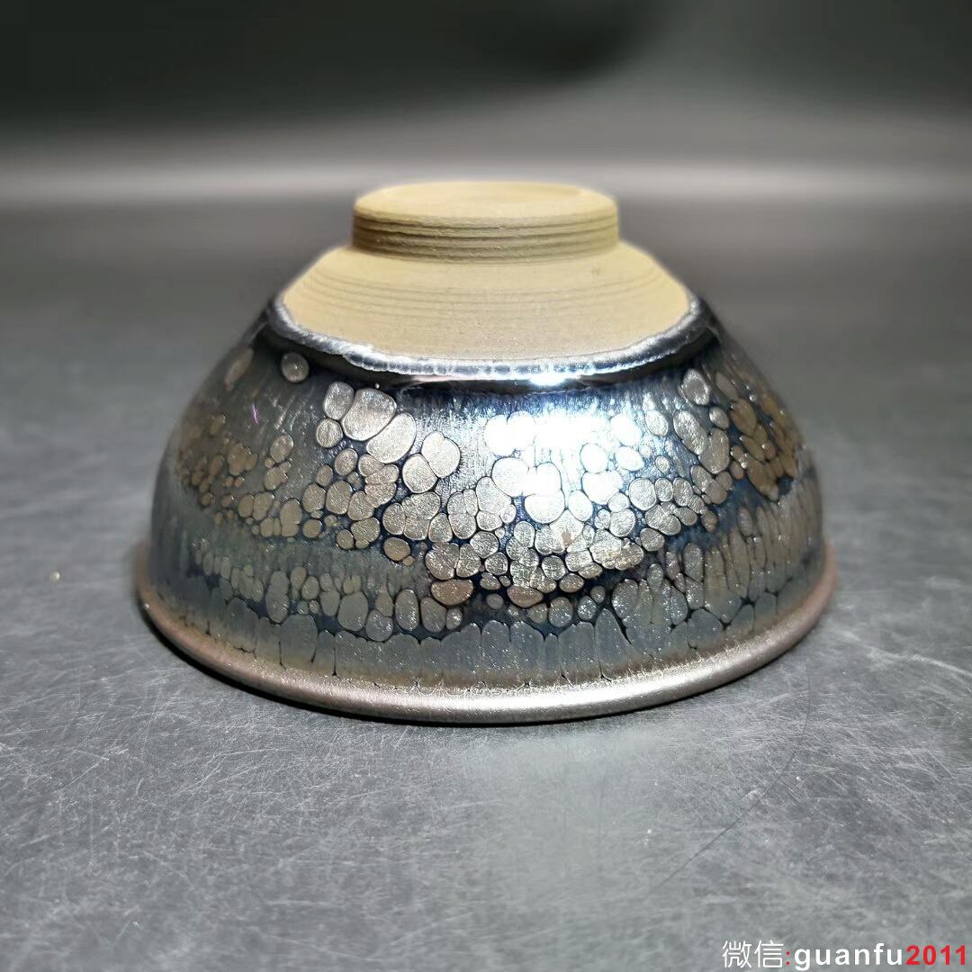 葉鑌師傅 油滴盞：口徑9*4.6