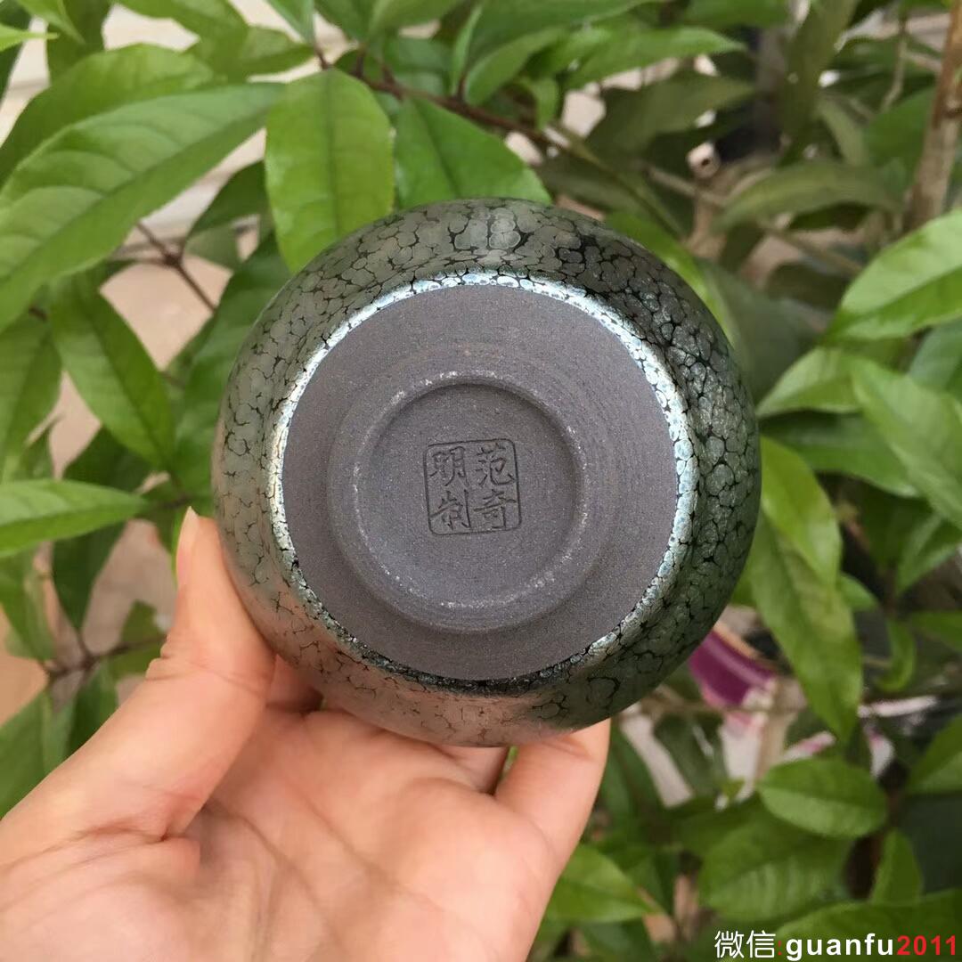 范奇明老師 精品油滴將軍杯：口徑8.3*5.8