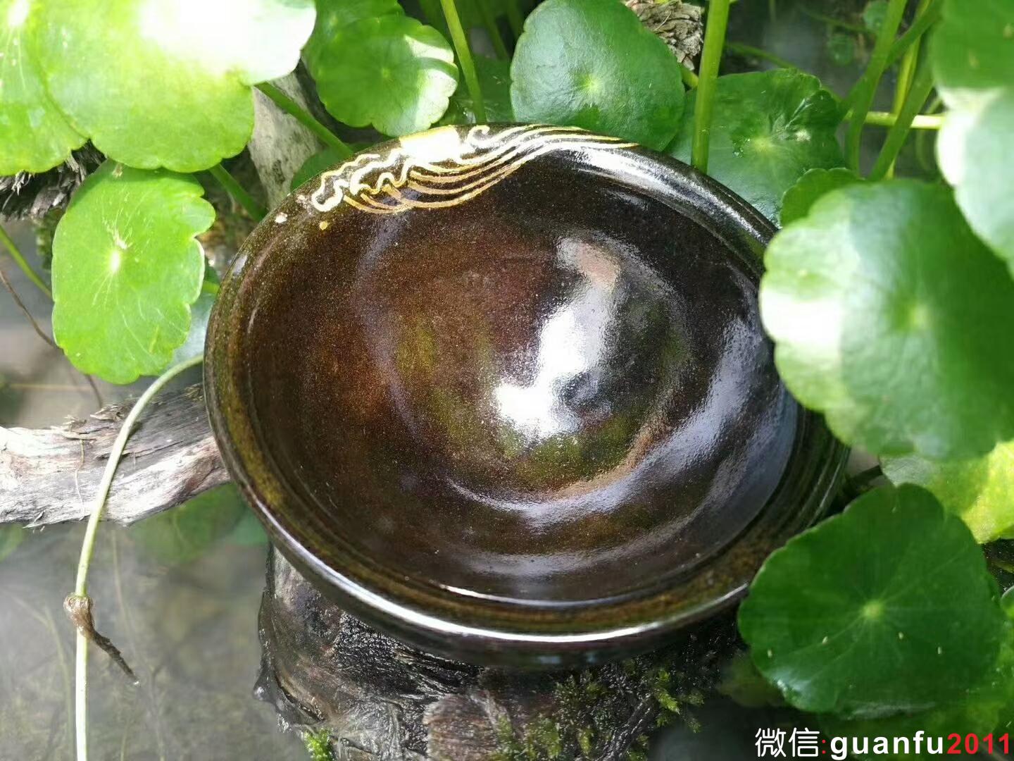 危敏捷 柴燒 金繕：口徑9*4.8