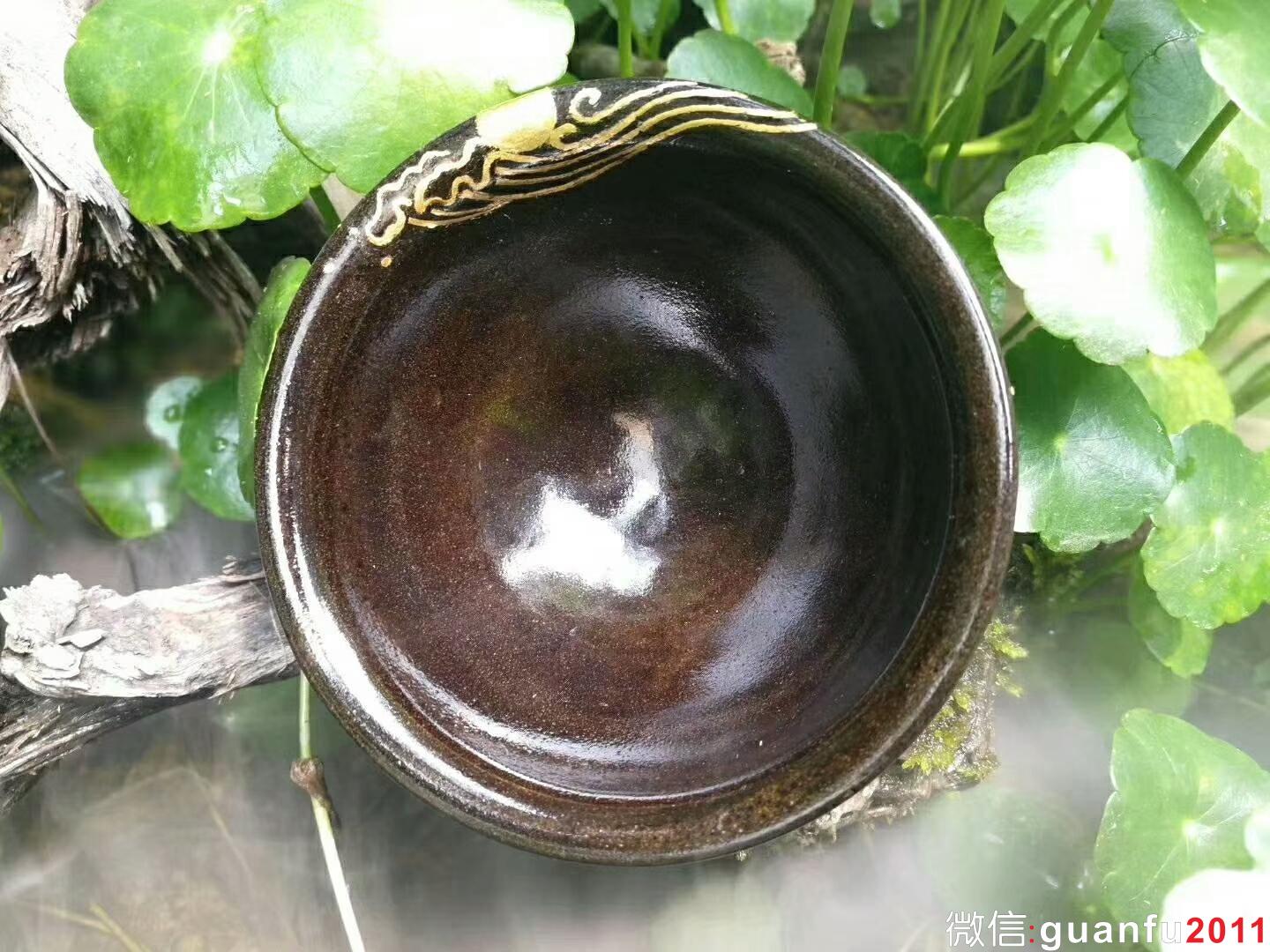 危敏捷 柴燒 金繕：口徑9*4.8