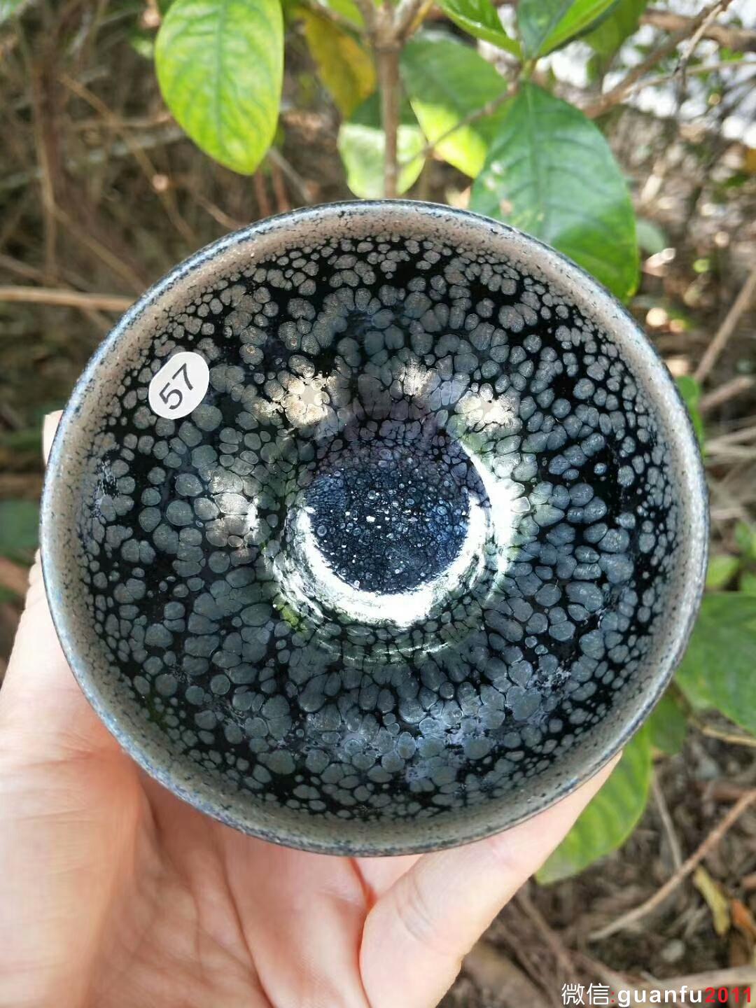 蔡炳盛老師 傳統(tǒng)油滴盞：口徑8*4.5