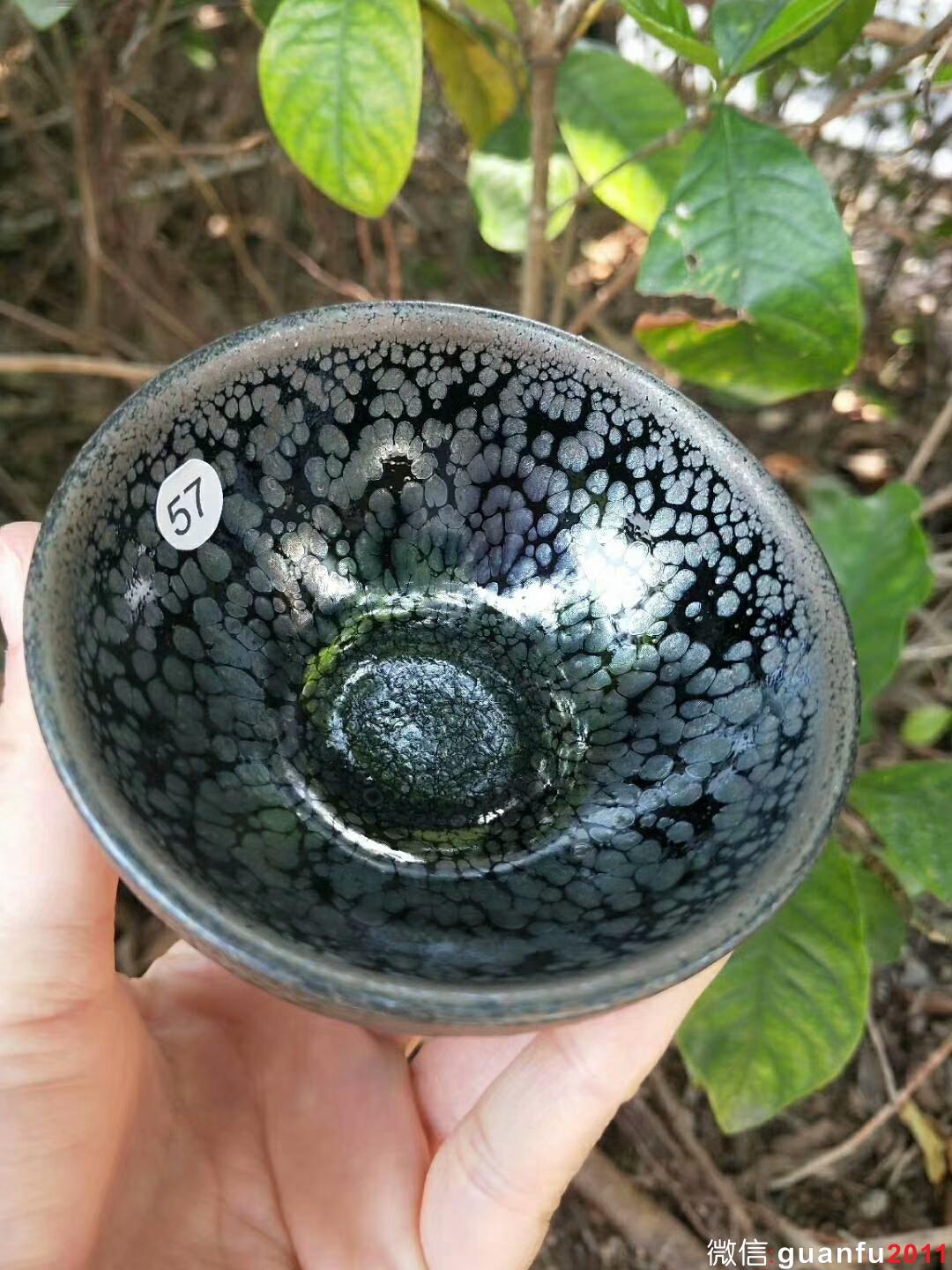 蔡炳盛老師 傳統(tǒng)油滴盞：口徑8*4.5