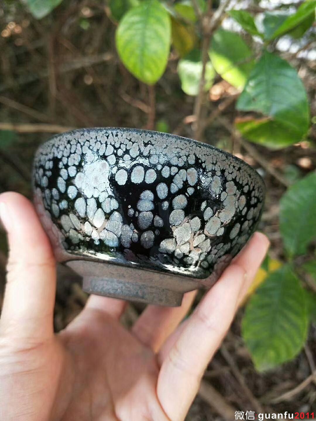 蔡炳盛老師 傳統(tǒng)油滴盞：口徑8*4.5