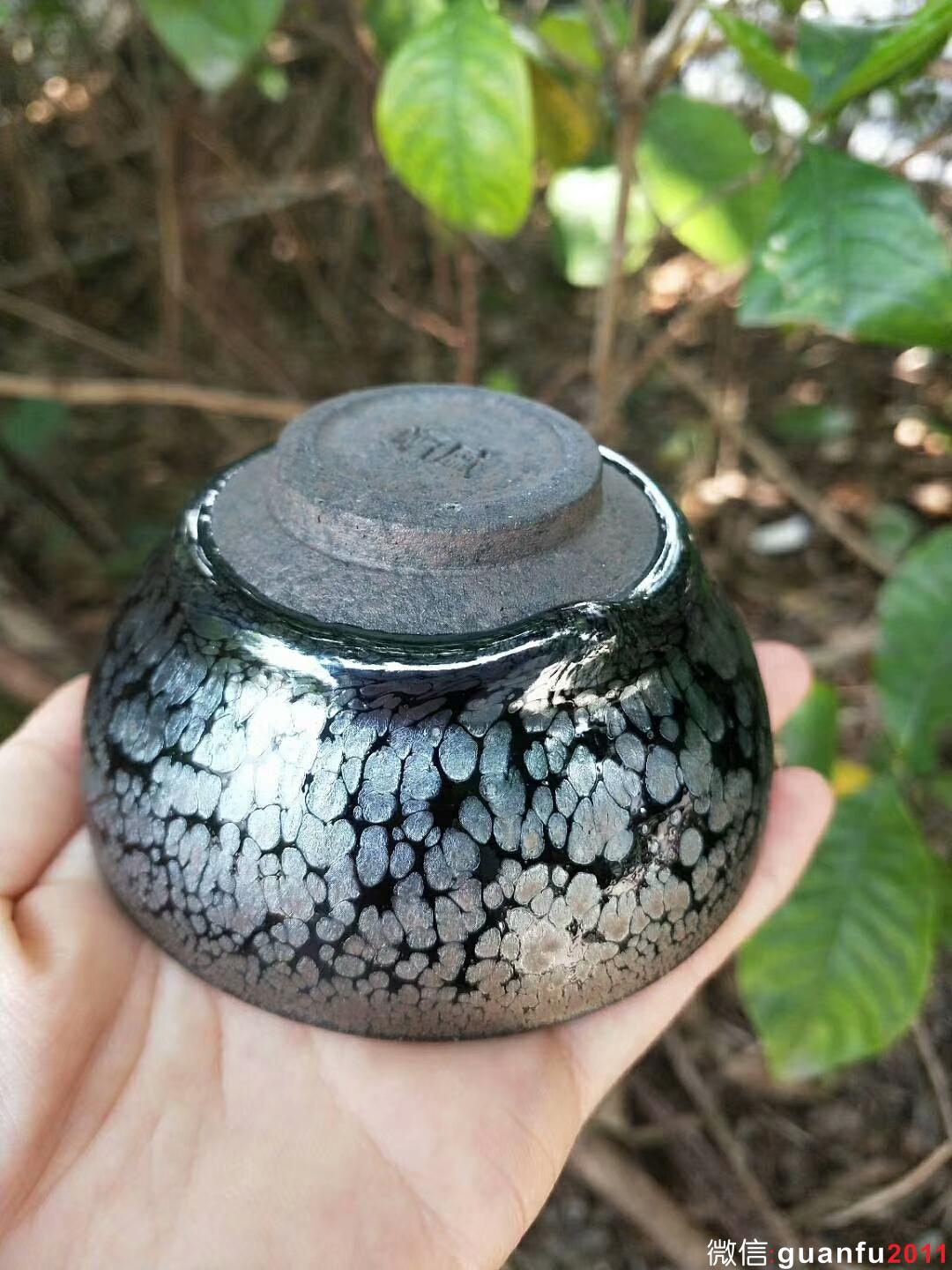 蔡炳盛老師 傳統(tǒng)油滴盞：口徑8*4.5