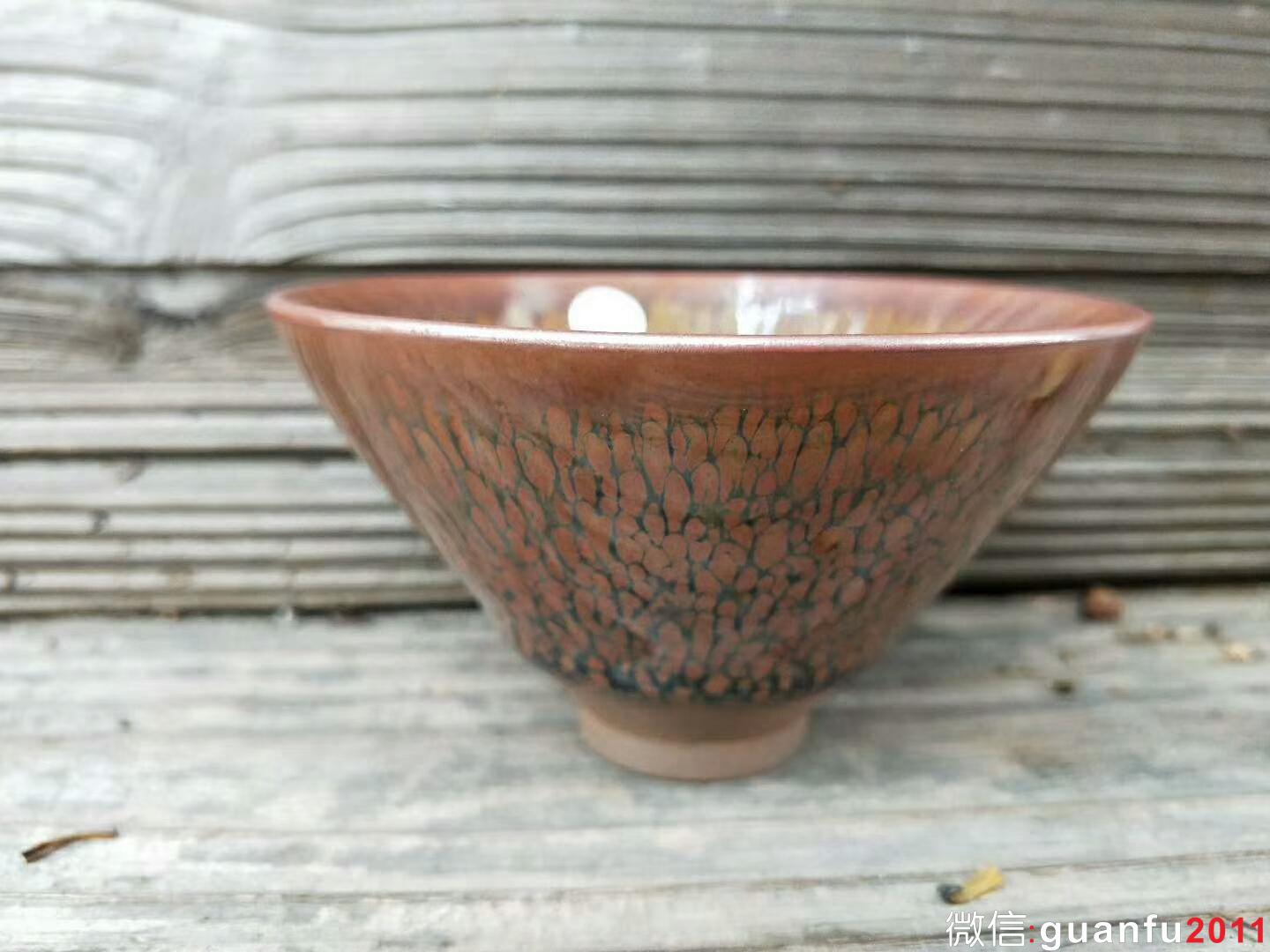 張家華老師 鷓鴣斑斗笠盞：口徑9*5.5