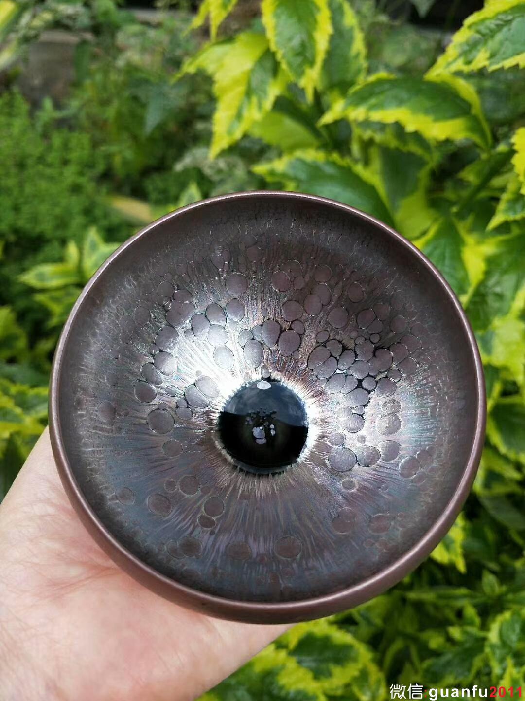 鄭勇“虹彩”：口徑8.5*5.5