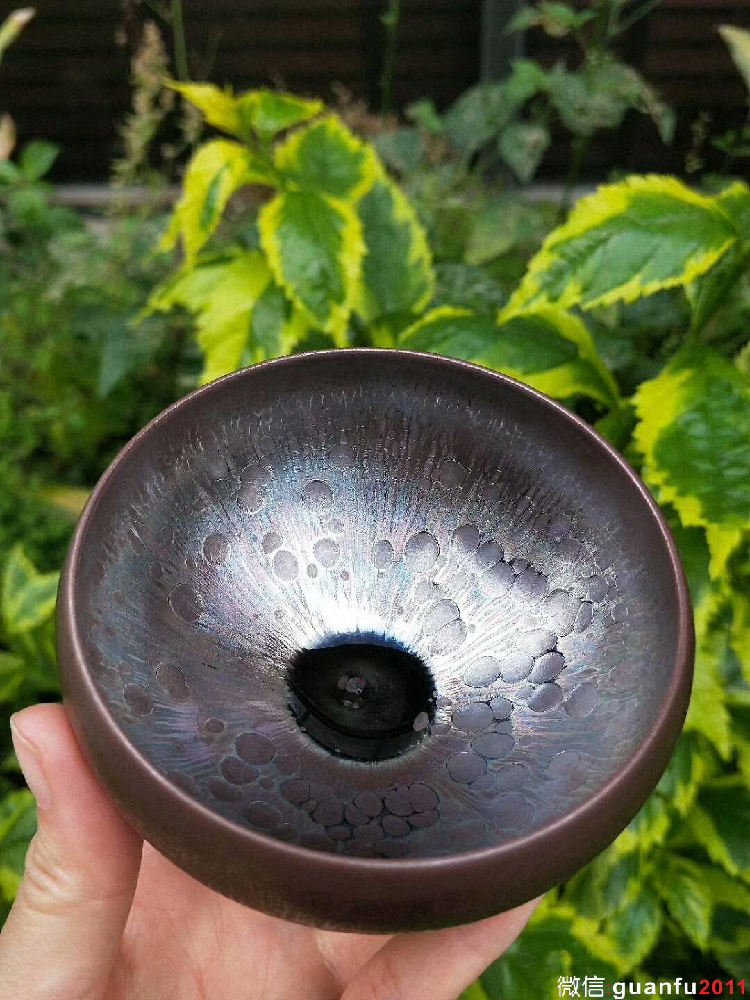 鄭勇“虹彩”：口徑8.5*5.5