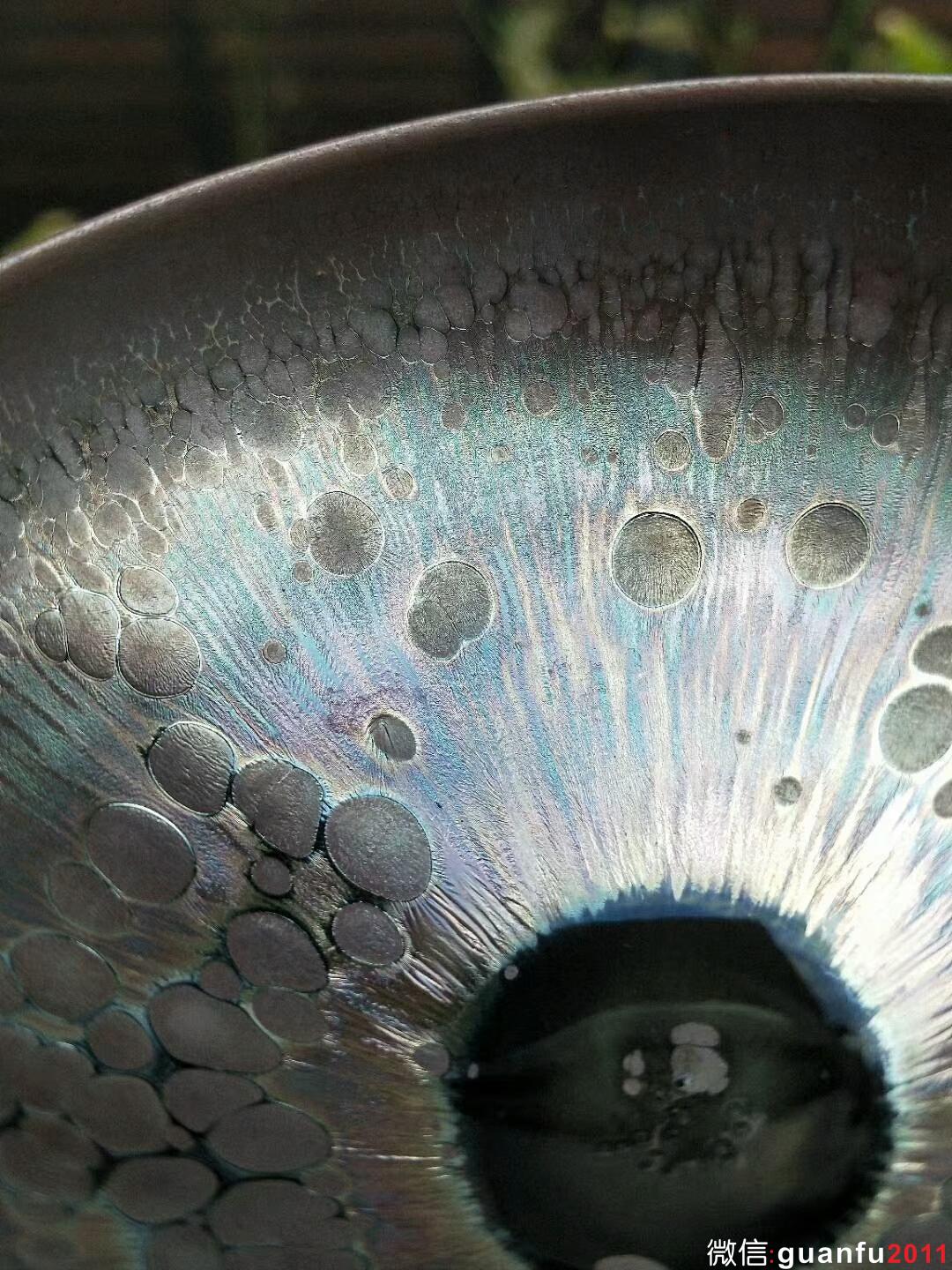 鄭勇“虹彩”：口徑8.5*5.5