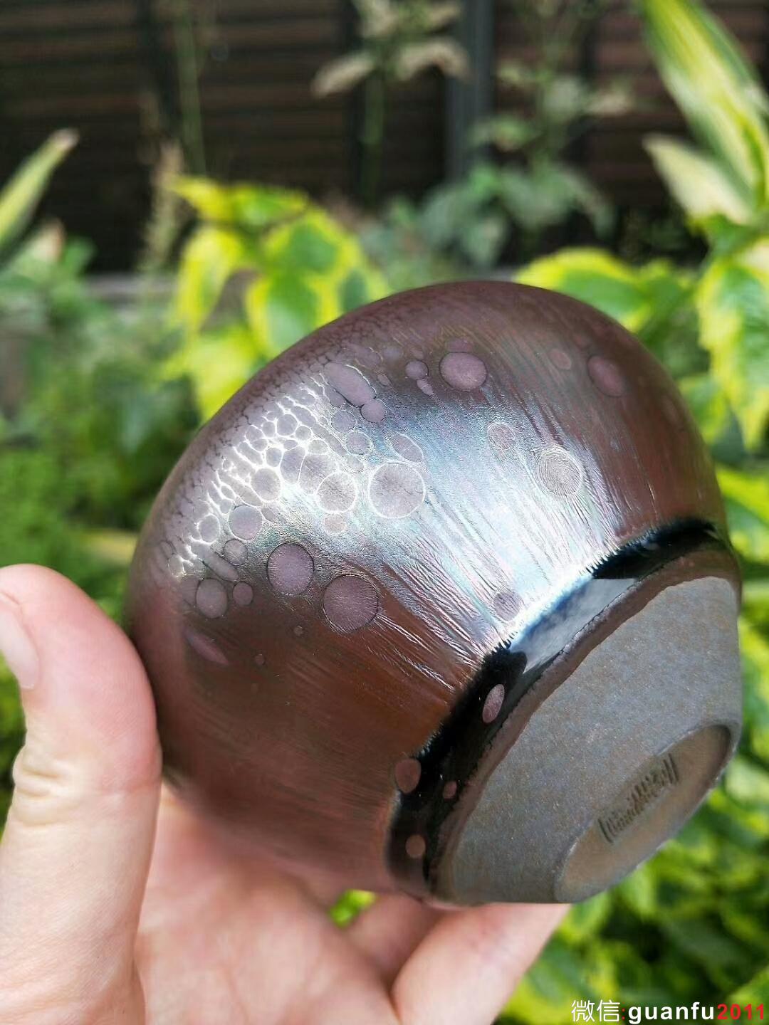 鄭勇“虹彩”：口徑8.5*5.5