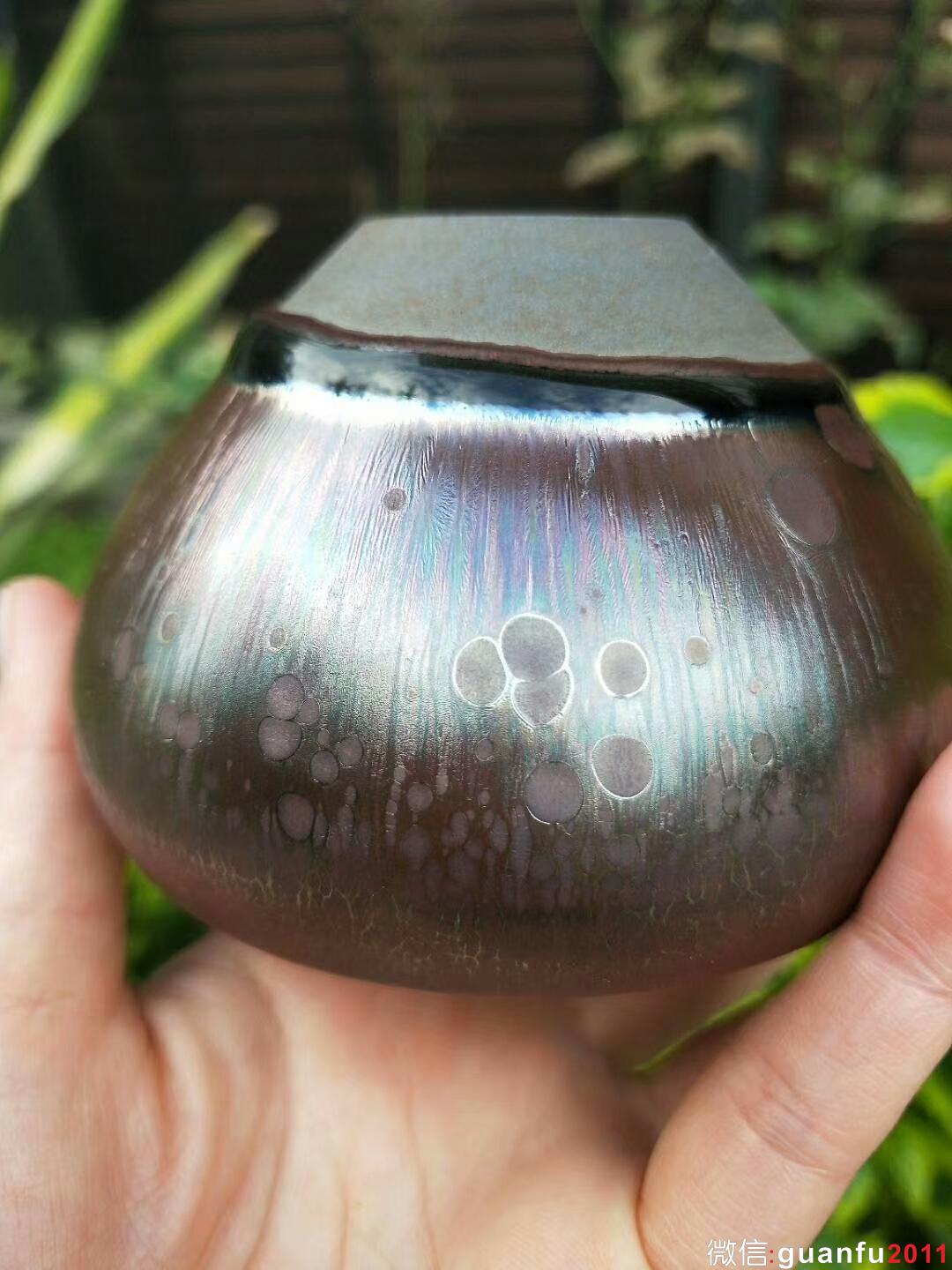 鄭勇“虹彩”：口徑8.5*5.5