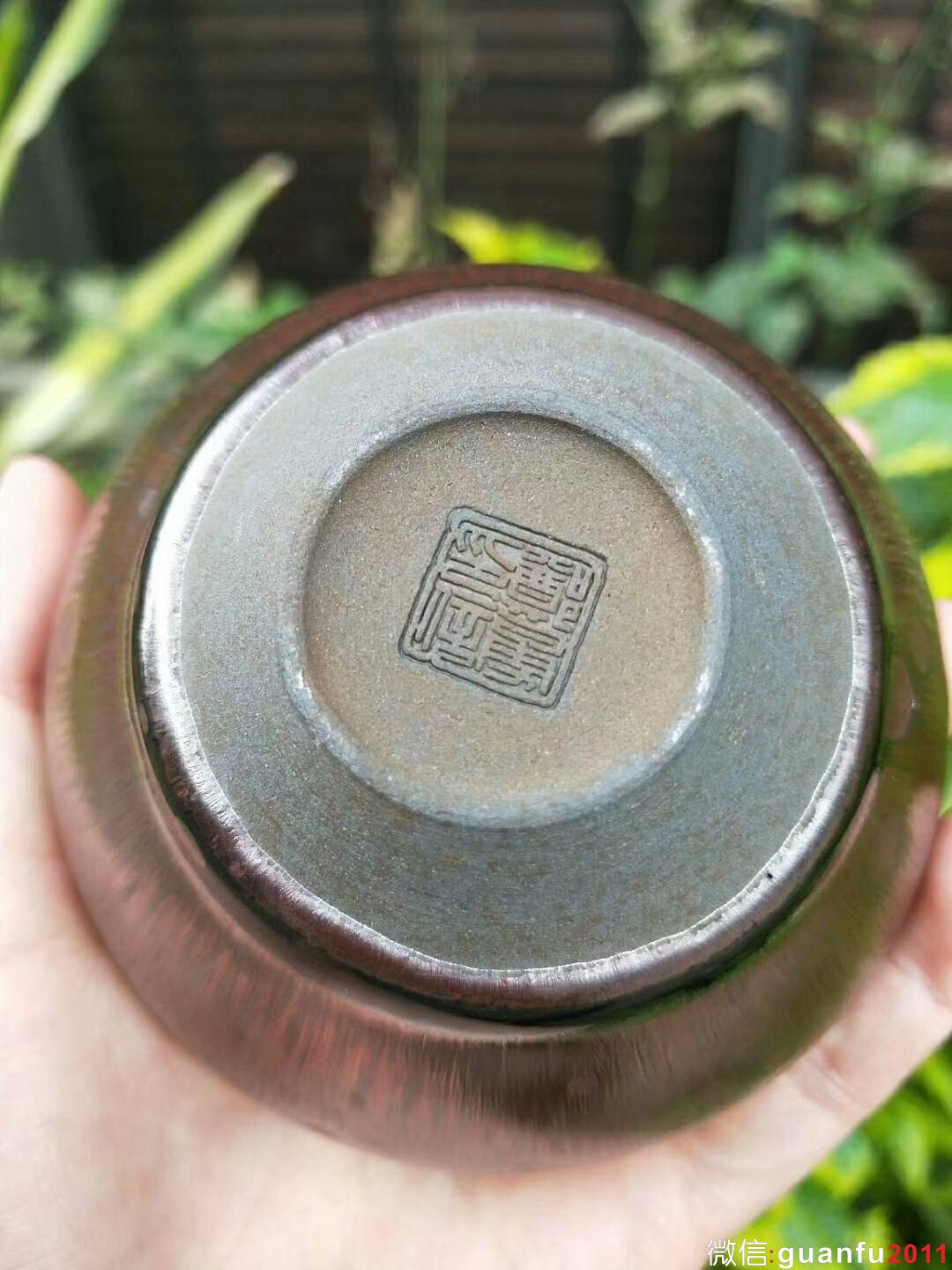 鄭勇“虹彩”：口徑8.5*5.5