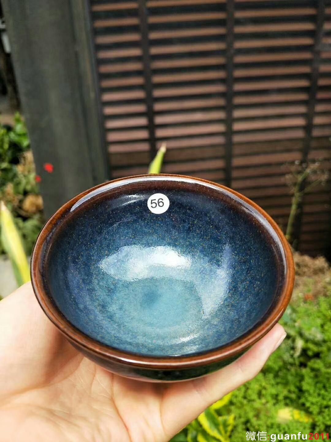 國(guó)家級(jí)大師-孫建興老師 回藍(lán)釉：口徑9*5.3