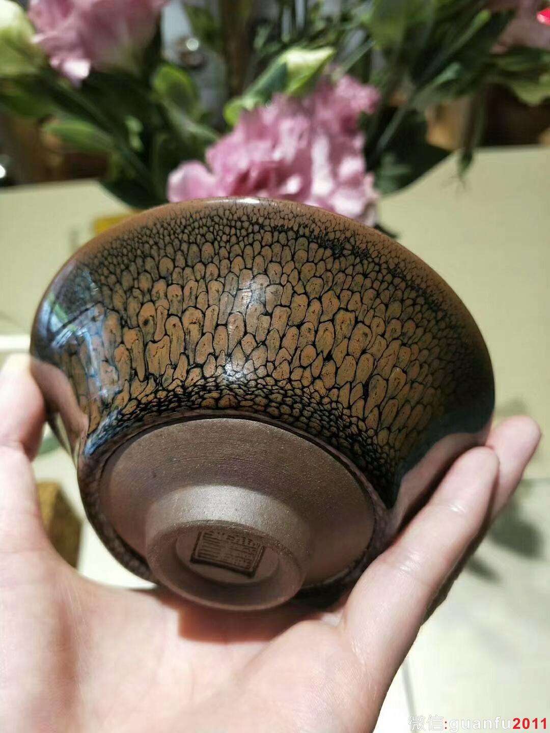 陳大鵬老師“鷓鴣斑”：口徑10.5*4.5