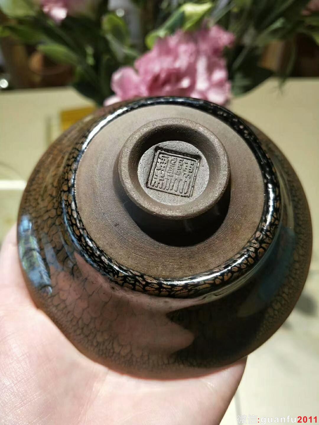 陳大鵬老師“鷓鴣斑”：口徑10.5*4.5