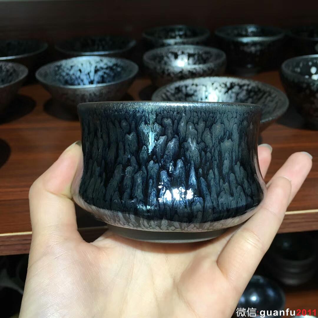 連宏達(dá)老師 百花竹節(jié)杯：口徑8.5*5.8