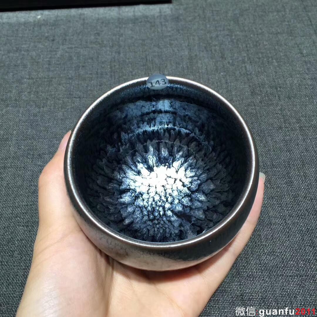 連宏達老師 百花直口禪定杯：口徑7.8*6.3