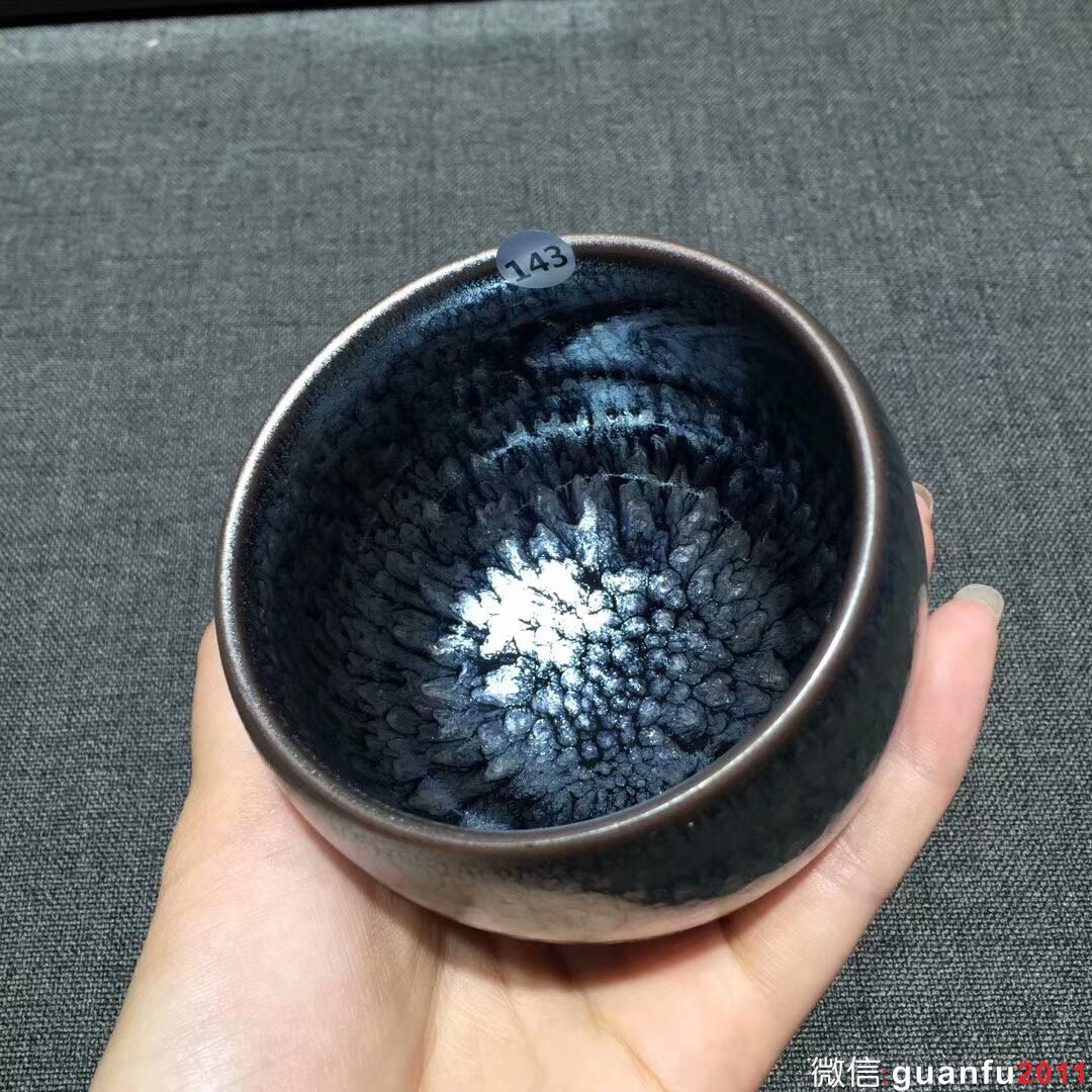 連宏達老師 百花直口禪定杯：口徑7.8*6.3