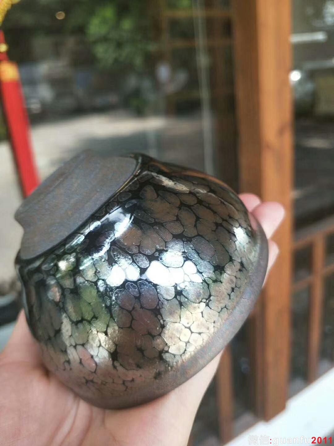 范永壽老師 銀滴束口盞：口徑8.5*5.5