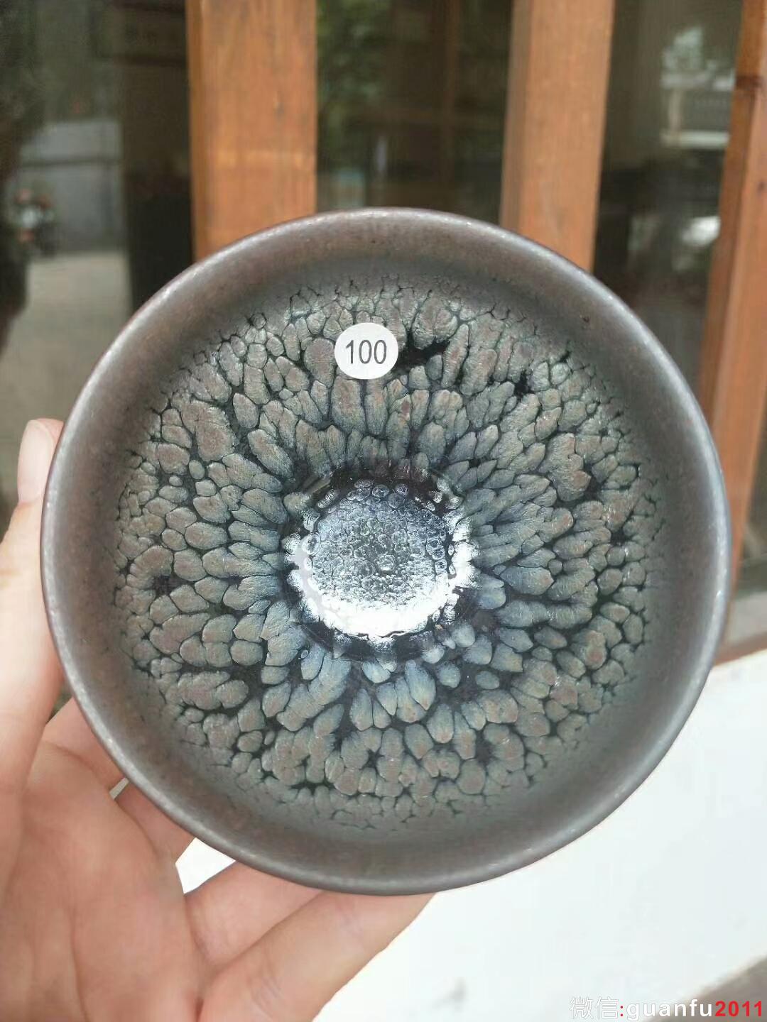 李昌海老師 鷓鴣斑束口盞：口徑8.8*5.5