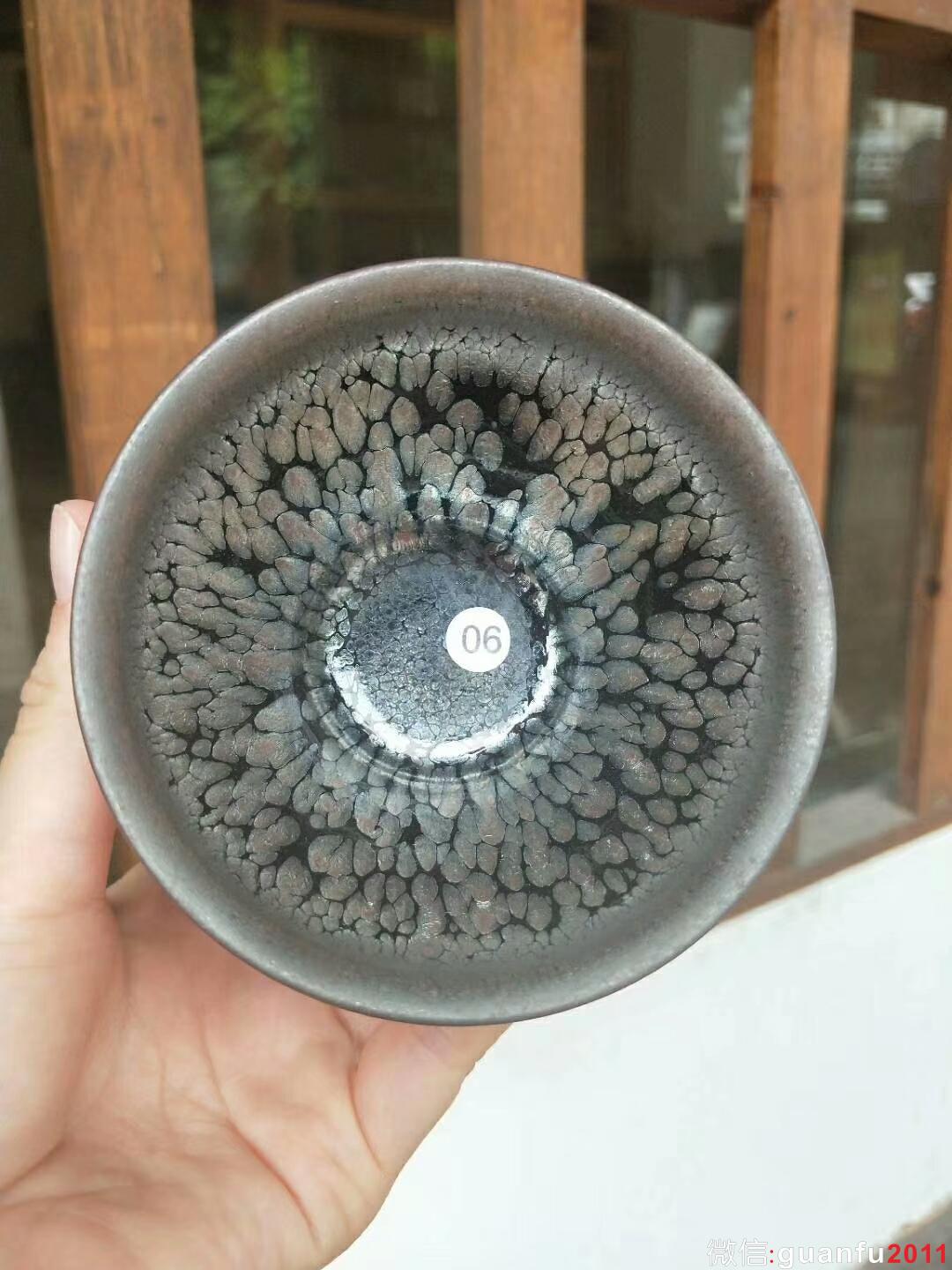 李昌海老師 鷓鴣斑束口盞：口徑8.8*5.5