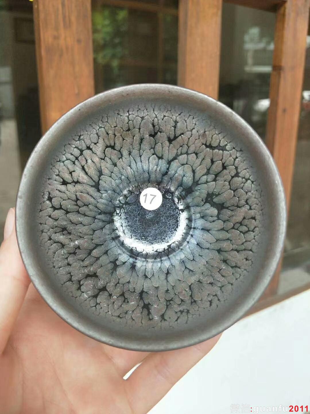 李昌海老師 鷓鴣斑束口盞：口徑8.8*5.5