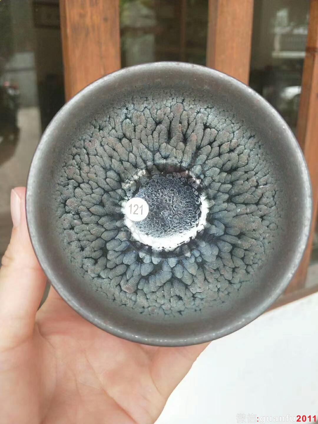 李昌海老師 鷓鴣斑束口盞：口徑8.8*5.5