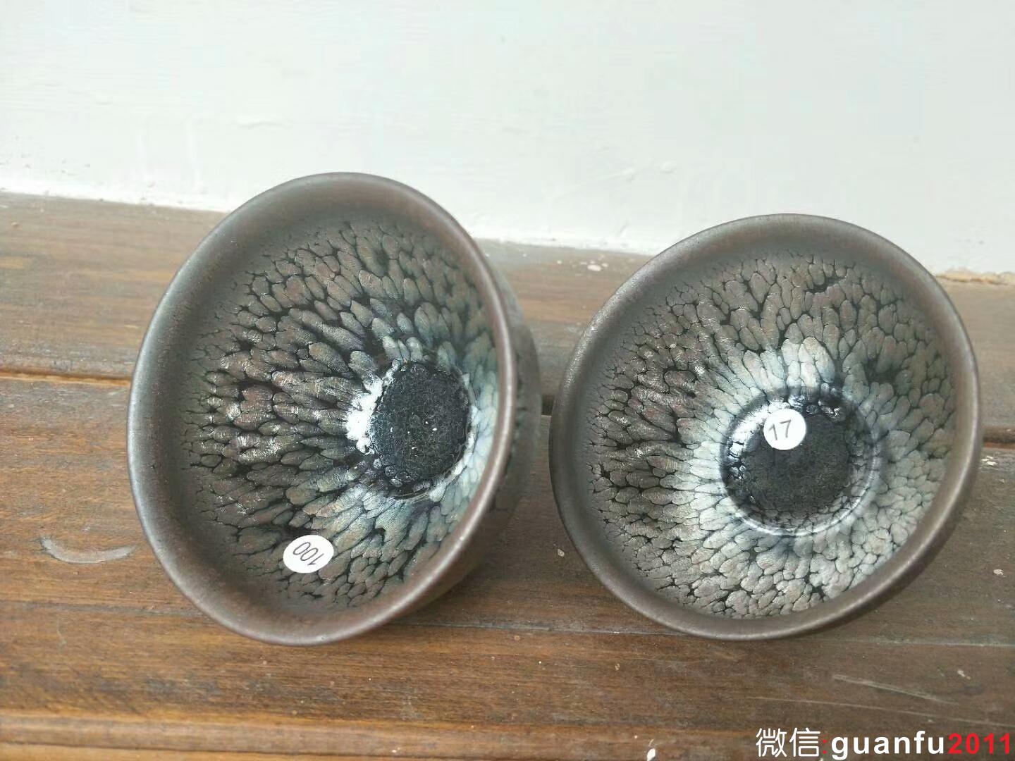 李昌海老師 鷓鴣斑束口盞：口徑8.8*5.5