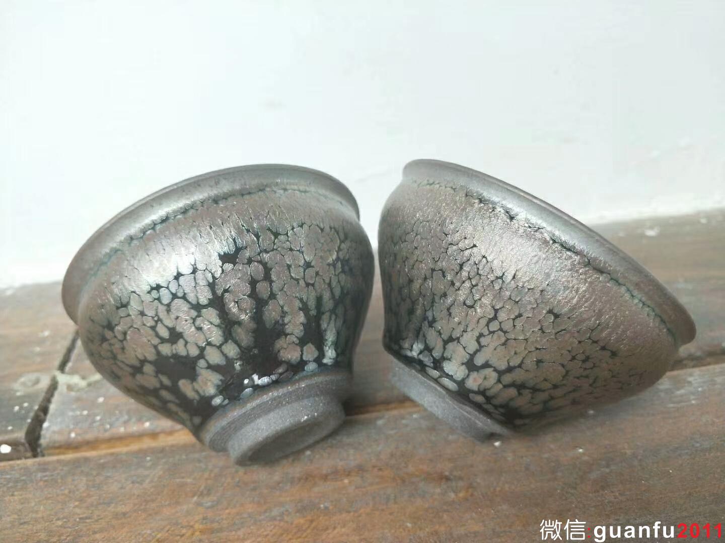 李昌海老師 鷓鴣斑束口盞：口徑8.8*5.5