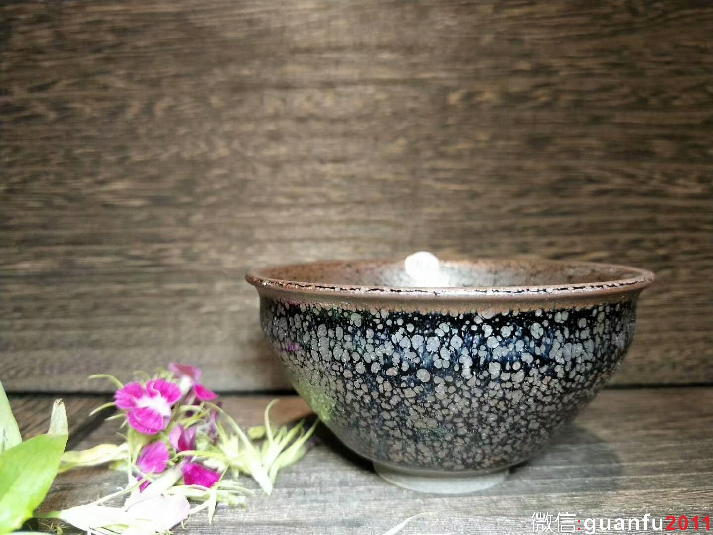 國(guó)家級(jí)大師-孫建興 油滴盞：口徑9.5*5